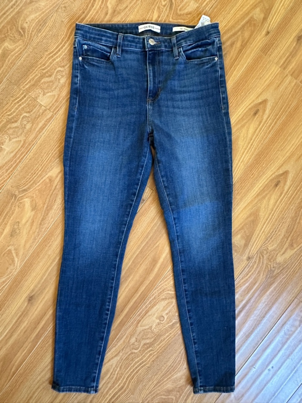 Guess 1981 Classic High-Rise Dark Blue Women's Jeans